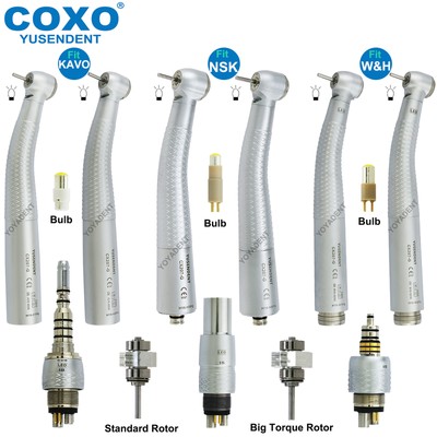 Coxo Dental Fiber Optic High Speed Turbine Handstück Coupler Fit KAVO NSK Sirona