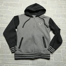 NDSU North Dakota State University Bison Hoodie Adult M Gray Full Zip Sweatshirt