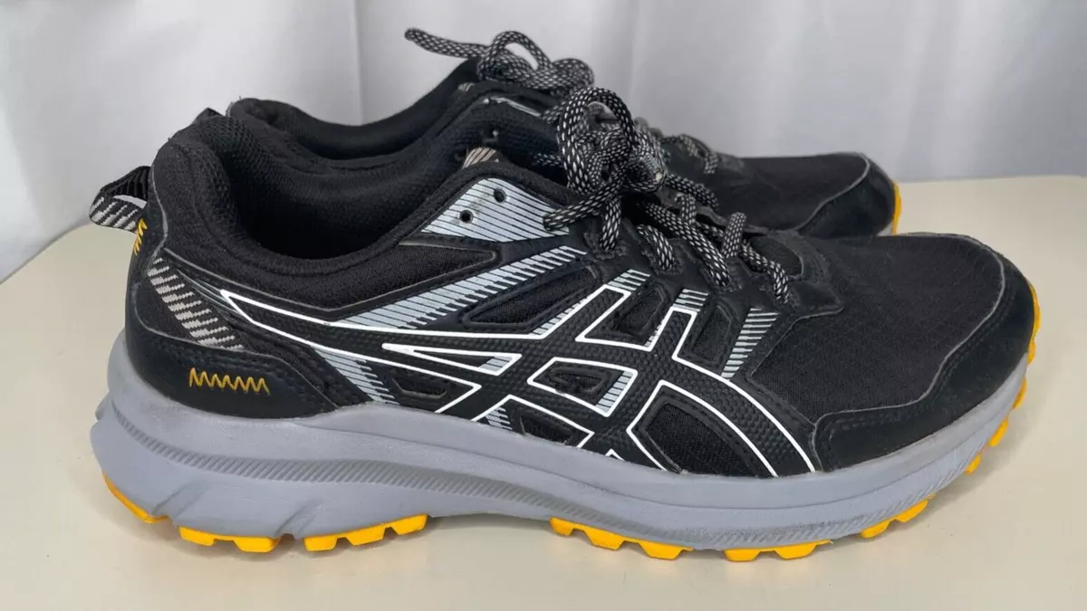 ASICS Trail Scout 2 US 8 Adult Trainer Black Yellow Vintage Retro