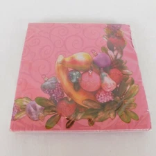 American Greetings DesignWare Christmas Fruit Napkins Pkg of 16 15.75" x 15.75"