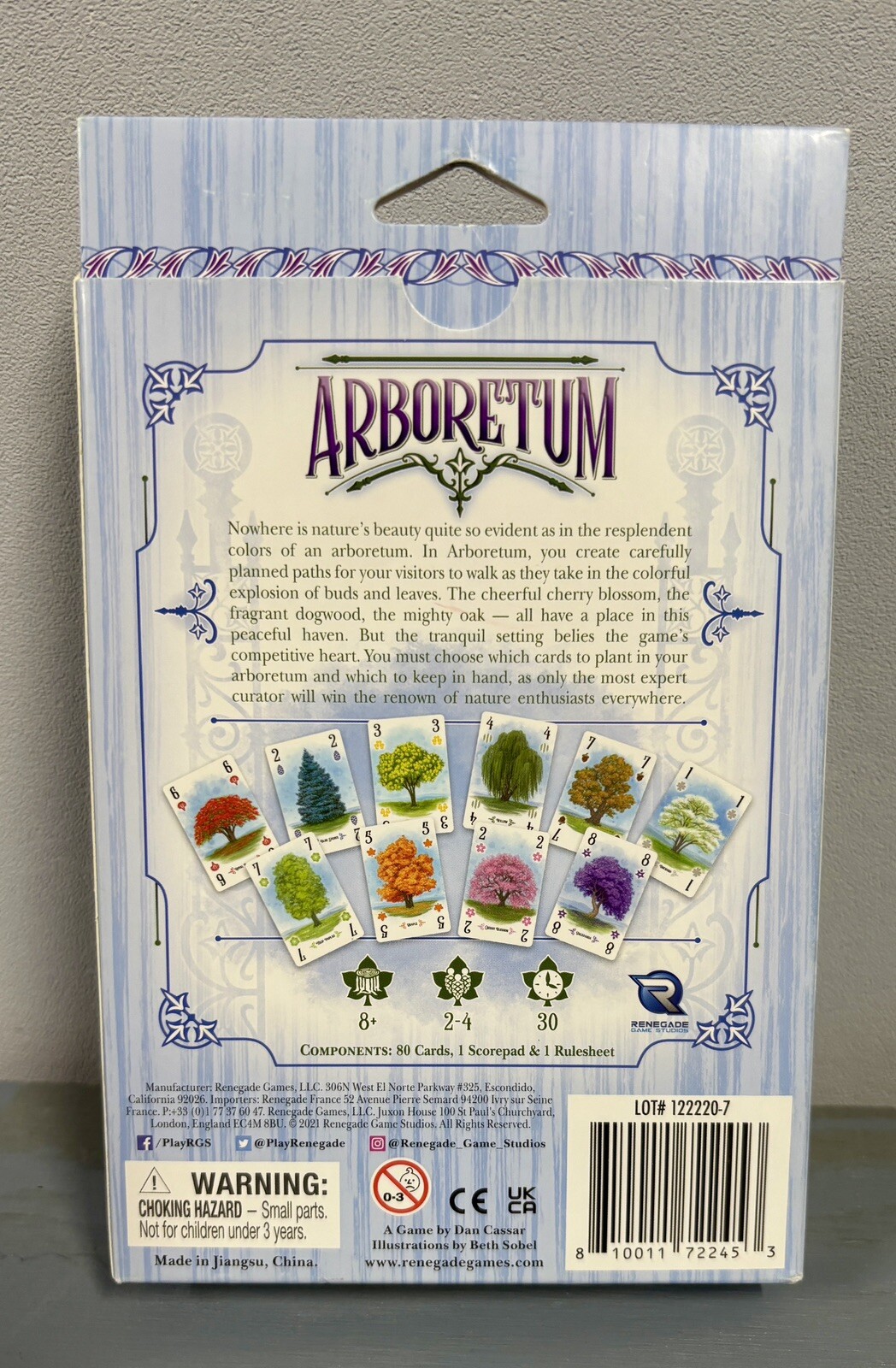 Arboretum Card Game By Renegade Games New Complete