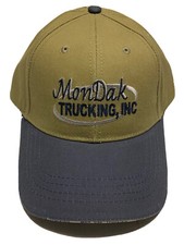 MonDak Trucking Inc Hat Truck Driver Business Company Cap Mon Dak Sidney Montana