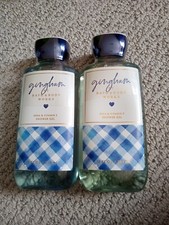 Bath Body Works GINGHAM Shower Gel Soap 10 oz Lot of 2 Brand New