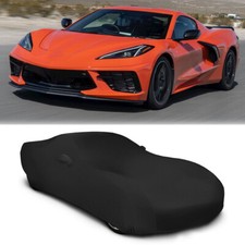 Car Cover Indoor Stretch Dust-proof Custom Black For Chevrolet Corvette Camaro