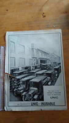 ALTE WERBUNG - PUB ADVERT 1924 Van Unic verschiedene Rücken
