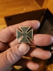 WW2 US Army Military Sterling Silver Maltese Cross Marksman Rifle Badge WWII
