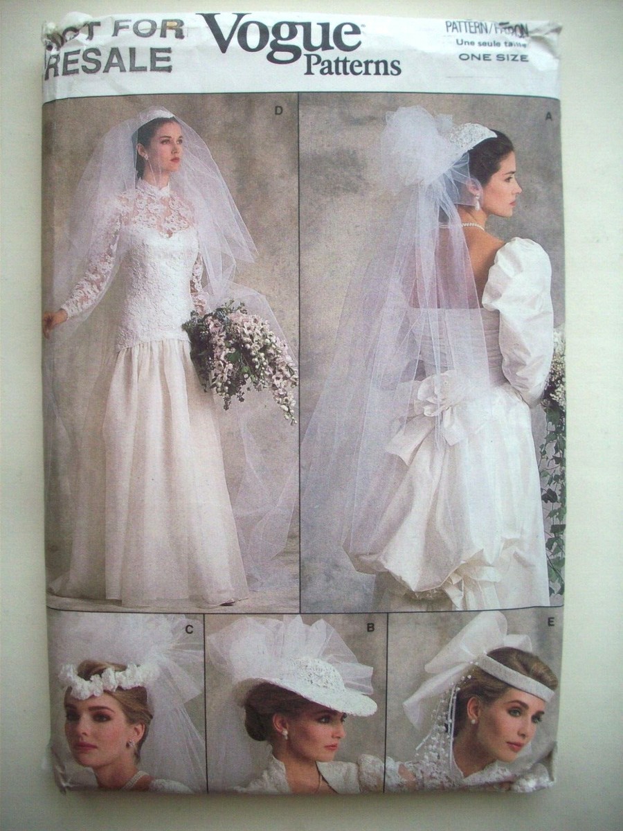 vintage ヘッドドレス 無地ラッセルレースつきヘッドドレス - ボンネット、ヘッド