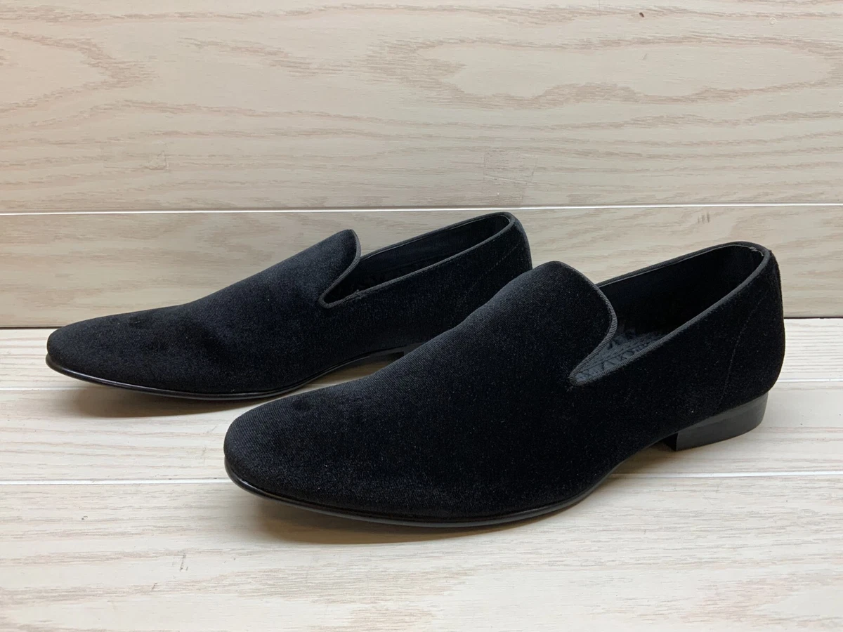 Steve Madden Laight Velvet Loafers Men s Size 10 M Black NEW