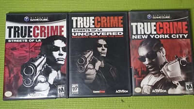 True Crime New York City/Streets Of LA/DVD GameStop Gamecube CIB