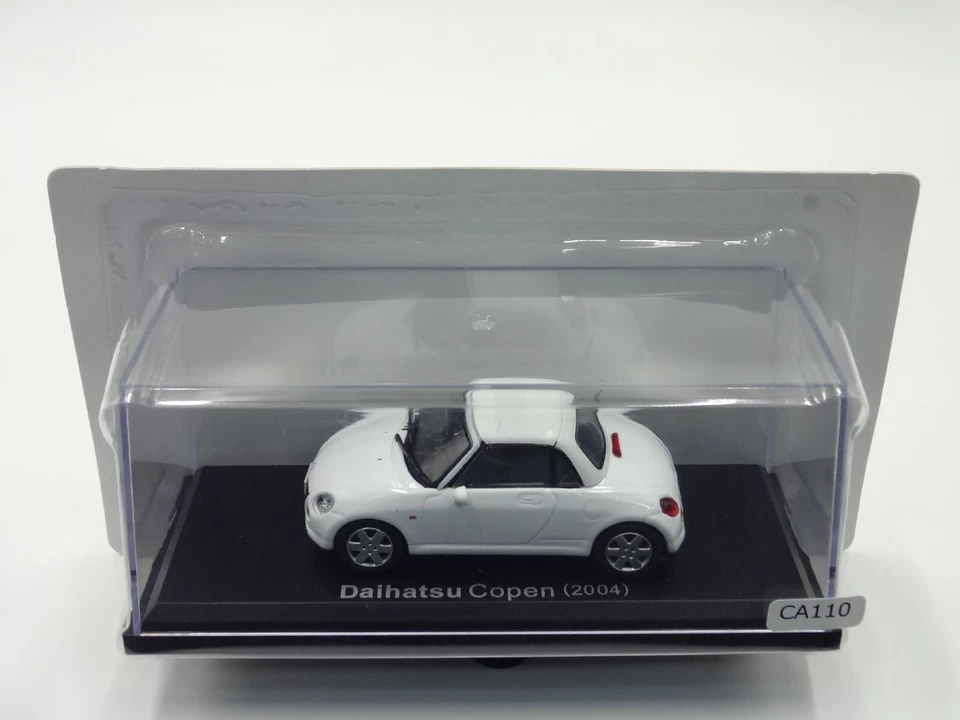 Daihatsu Copen 2004 White 1/43 Scale Box Mini Car Display Diecast Vol 110 - Image 3 of 4