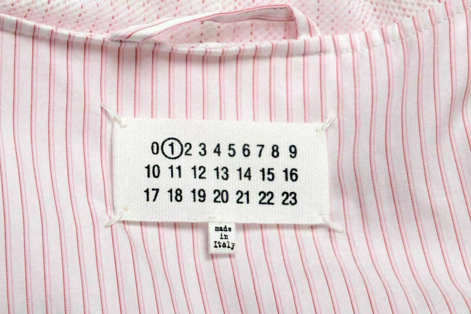 Camicia con cappuccio Maison Margiela ""1" donna multicolore a righe top US S IT 40