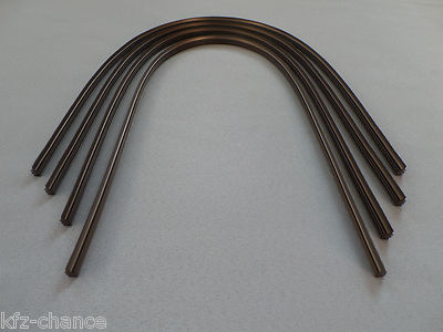 4x wiper rubber for windscreen wiper Bosch AeroTwin, flat 700 mm