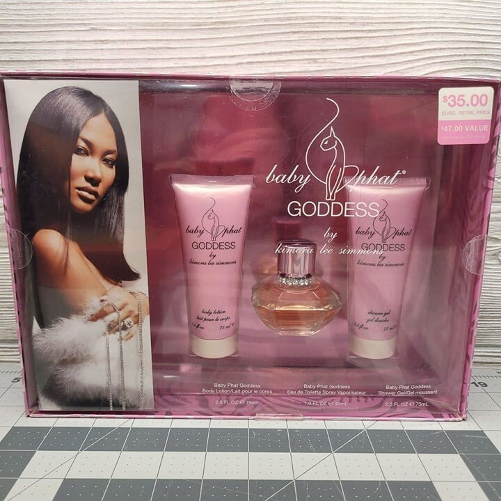 Kimora Lee Simmons Baby Phat Goddess Perfume Gift Set with Body Lotion and Shower Gel