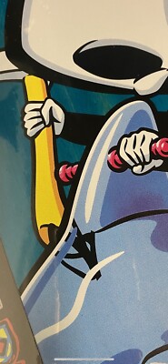 RARE SIGNED MISPRINT Jake Ilardi Blue Blind R7 Skateboard Deck Pro