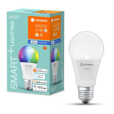 Ledvance LED Smart+ Birne 9W = 60W E27 matt RGBW 2700K-6500K Dimmbar Bluetooth