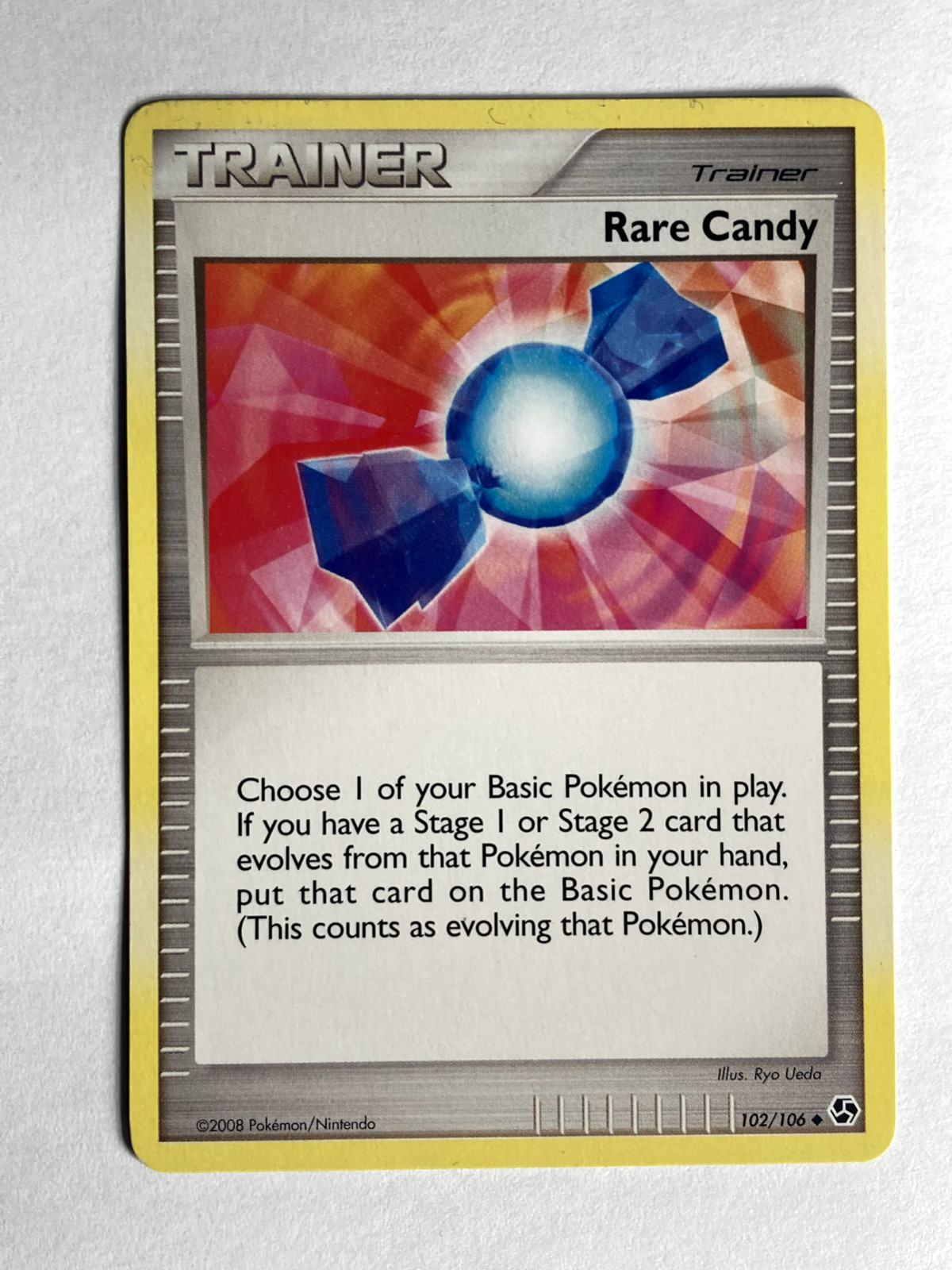 Rare candy 102/106 Non-Holo Foil Pokemon Card LP/See Pics