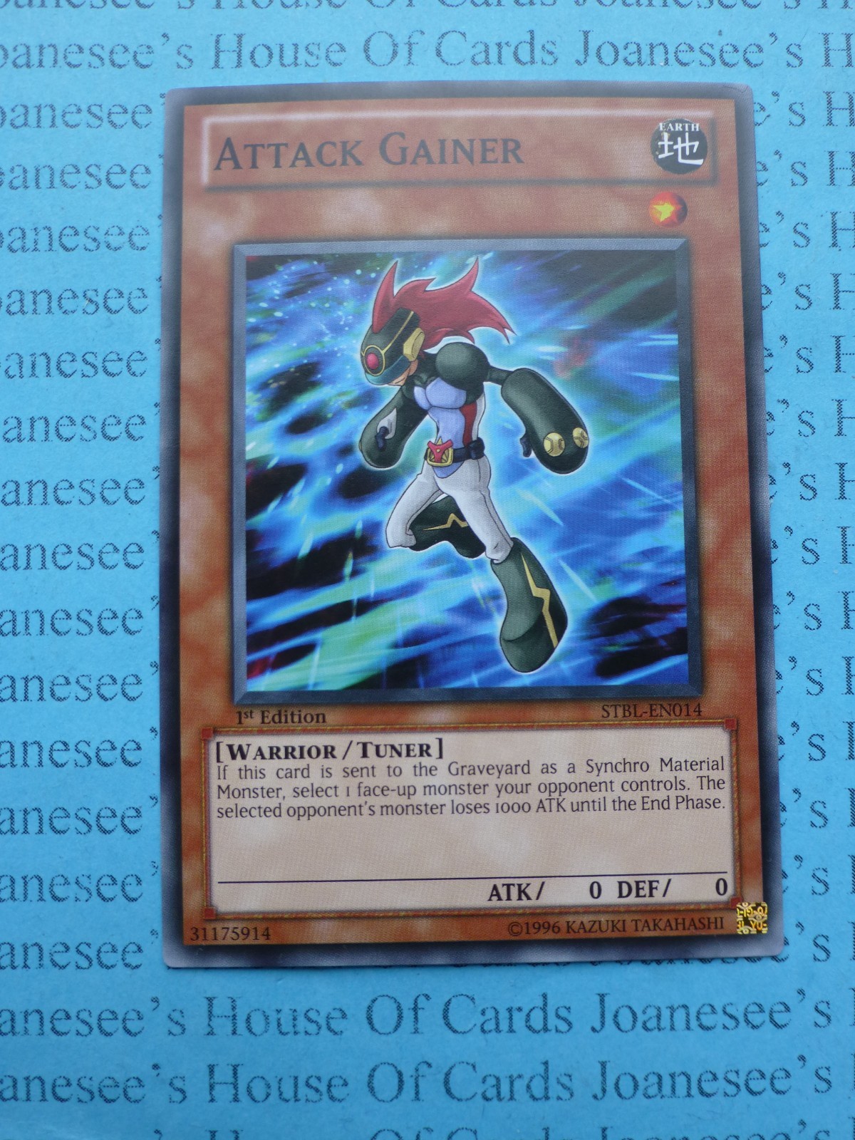 Tarjeta Yu-Gi-Oh Común Attack Gainer STBL-EN014 Inglés 1a Edición Nueva