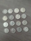 Lot Of 16 Roosevelt Dimes Silver Coins 1961 - 1964 Including 1962D 1964D 1963D