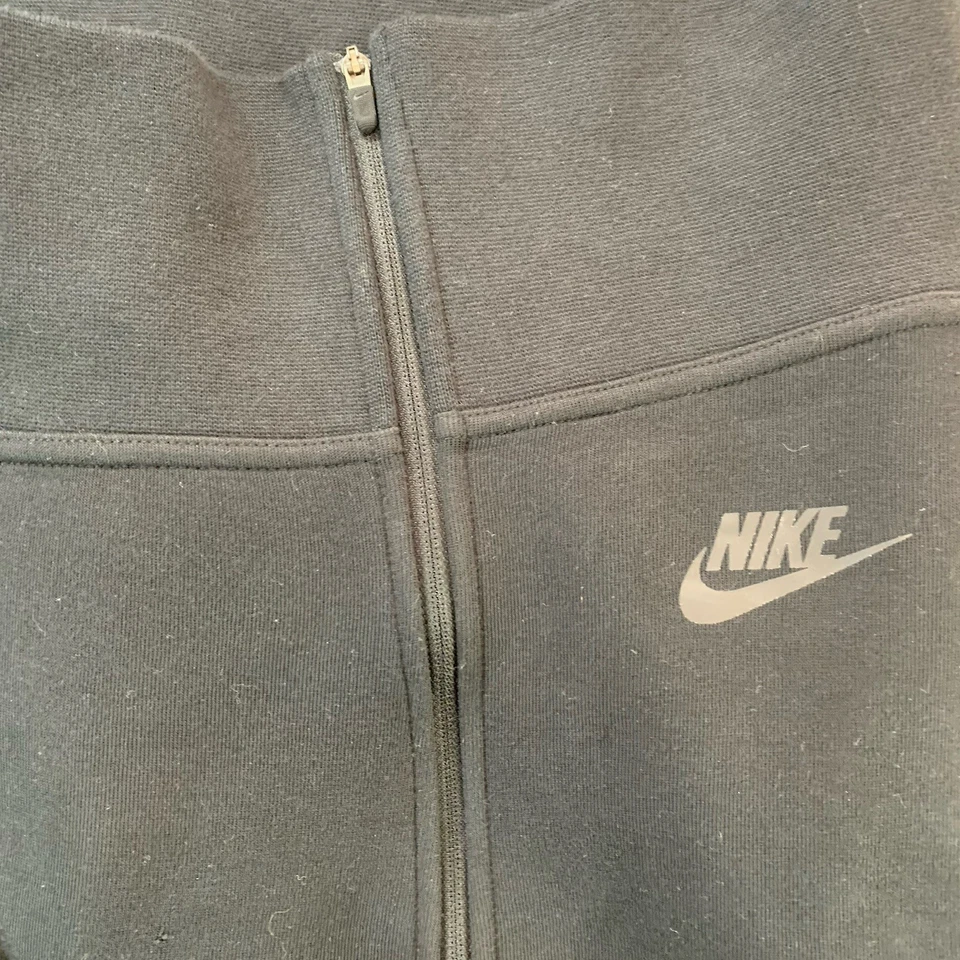 Pantalones para mujer Nike Tech polar cintura alta ajustados con cremallera FN7129-013 XL Active Foto 4 de 4