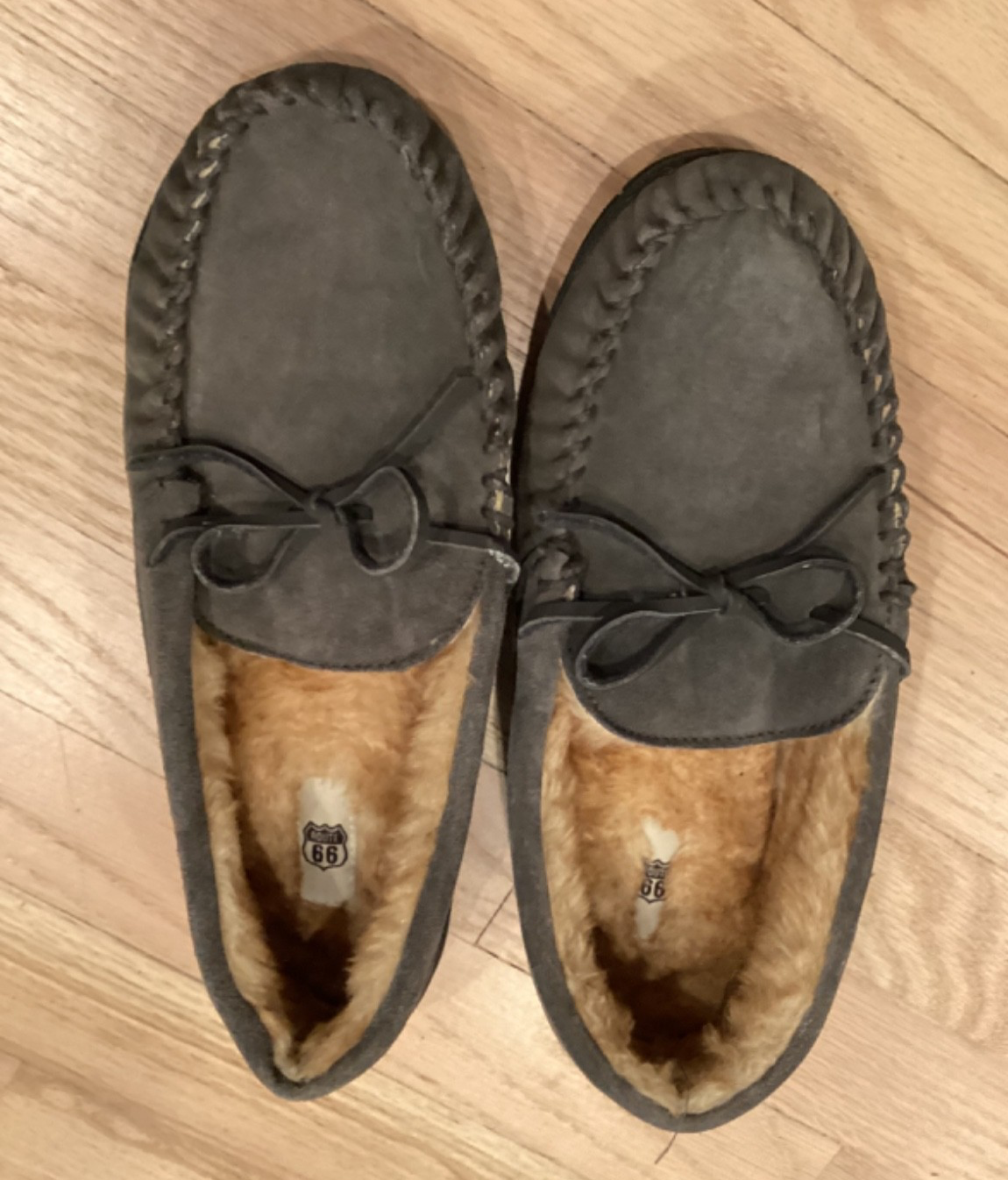 SAOLA Route 66 mocassino uomo Jordan pelle scamosciata ciabatte suola gomma tg 10