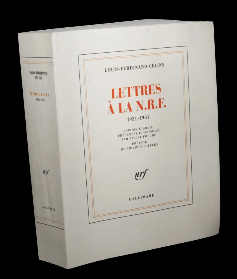 CELINE (Louis-Ferdinand) - Lettres à la N.R.F. EO. - Photo 1/1