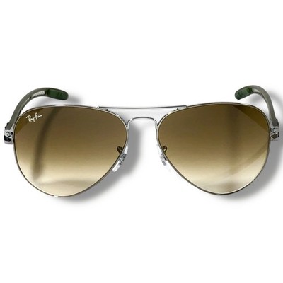 Ray Ban RB8307 004/51 Aviator Tech Carbon Fibre Silver Sunglasses