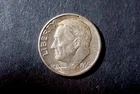 One  Roosevelt Dimes 90% Silver dated 1950D AU Cond ROOS 052