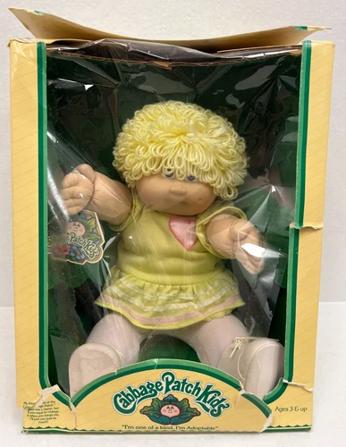 Vintage 1983 Cabbage Patch Kids Doll Damaged Box No Birth Certificate