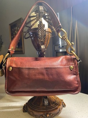 Y2K Coach Legacy Flap Bag 65th Anniversary Brown Leather Turn Lock