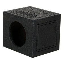 Qpower Single 10-Inch Sealed Woofer Enclosure with Bed Liner Spray   Model QBOMB