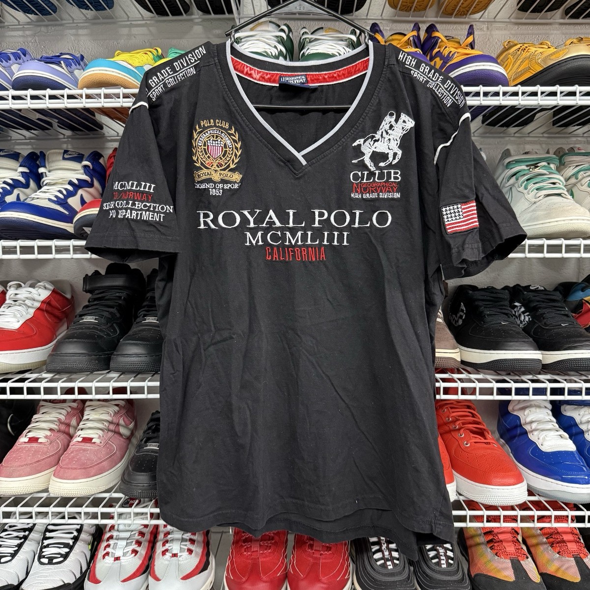 Geographical Norway Royal Polo MCMLIII California Sports 
