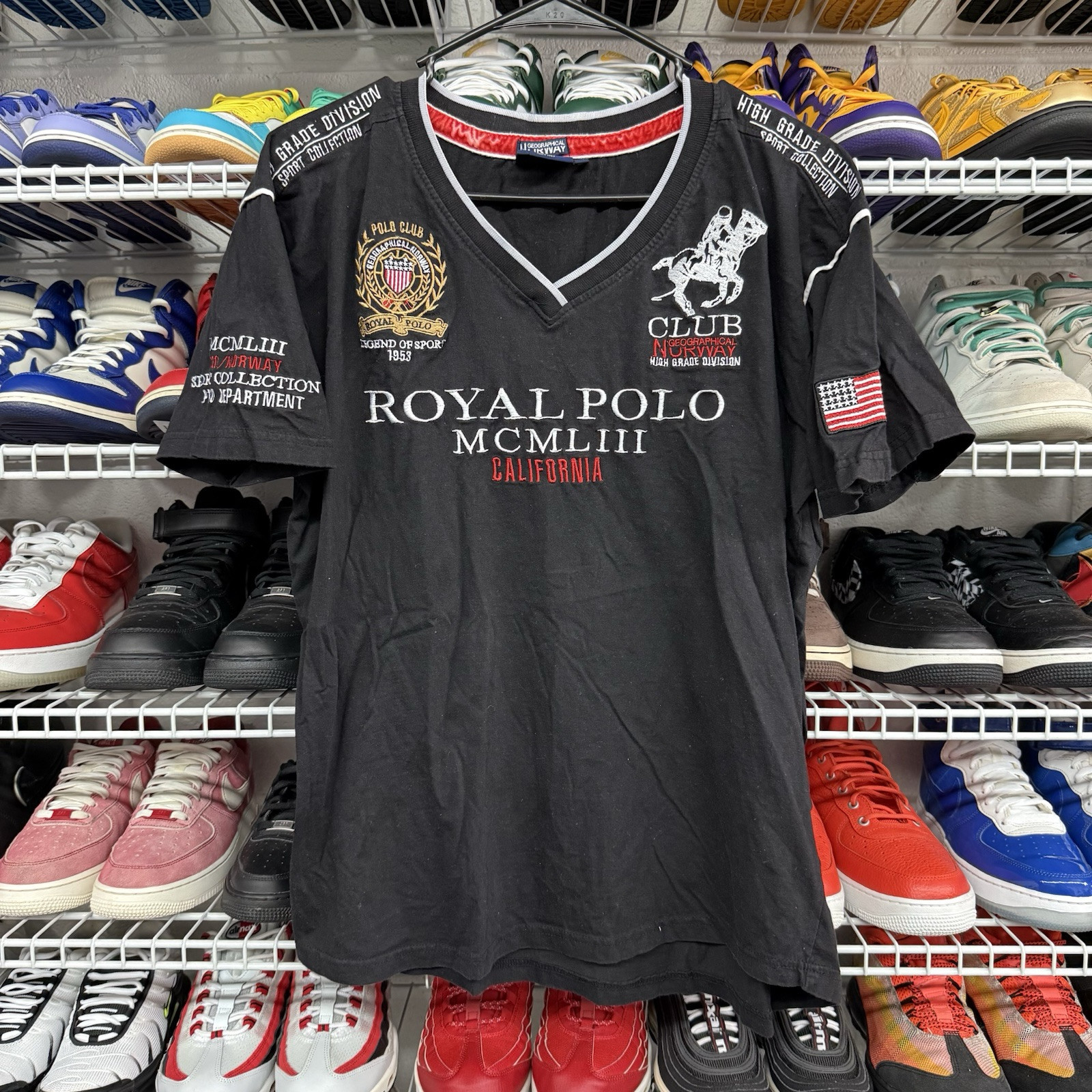Geographical Norway Royal Polo MCMLIII California Sports 