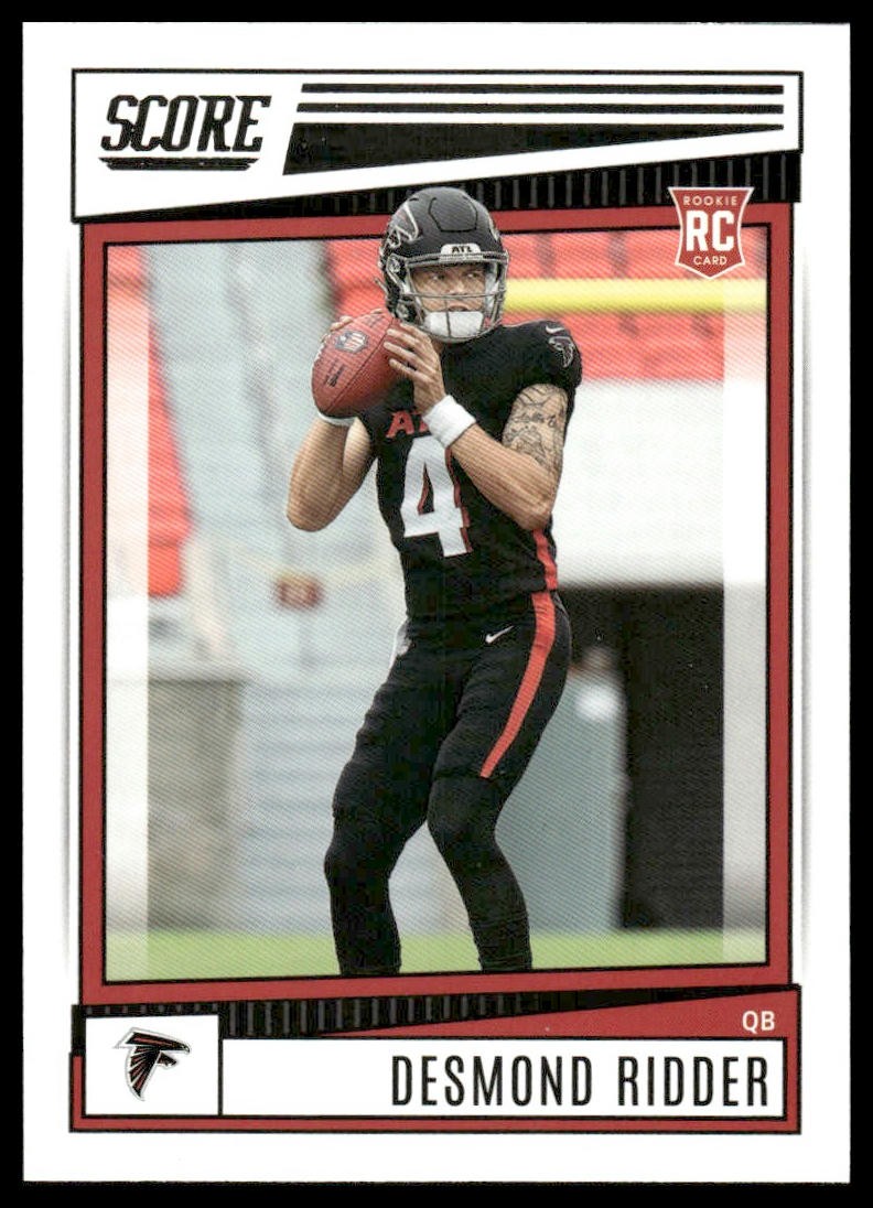2022 Score #303 Desmond Ridder RC Atlanta Falcons