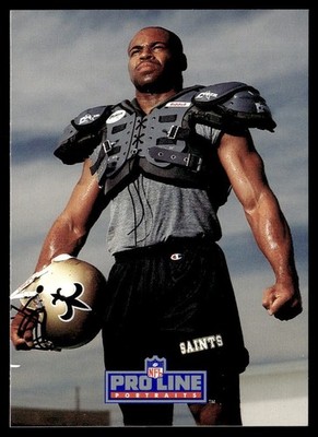 1991 Pro Line Portraits Sam Mills New Orleans Saints #105