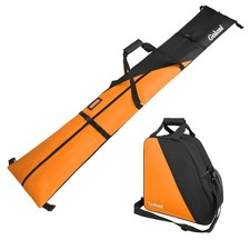 Ski Bag and Boot Bag Combo,Ski Bags for Air Travel,Water- resistant Snowboard...