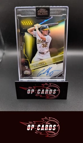 2026 Topps Chrome Black Colby Thomas Gold Refractor (Raw)