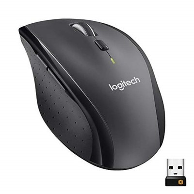 Logitech Marathon M705 Wireless Mouse Hyper Fast Scrolling Long Battery Life