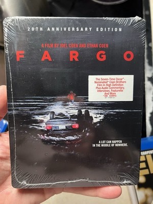Fargo Blu-ray - 20th Anniversary Limited Edition-Shout Steelbook-Sealed New!