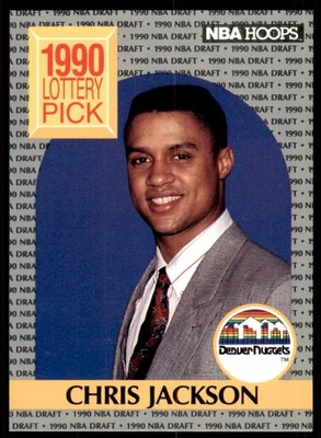 1990-91 Hoops Chris Jackson Basketball Cards #392