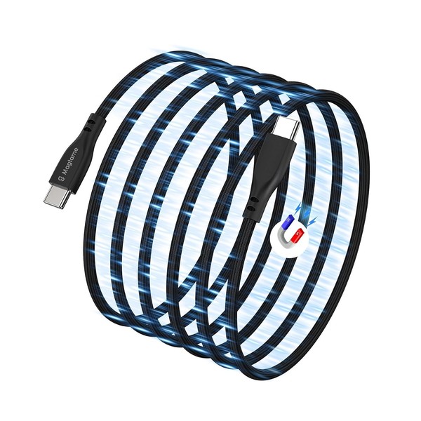 Magnetisch Aufgewickeltes USB C Zu USB C Kabel 60W, 3.3FT / 1M-image