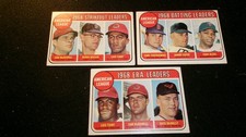1969 Topps AL Leader Cards...(3) diff...Batting...Strikeout...ERA...