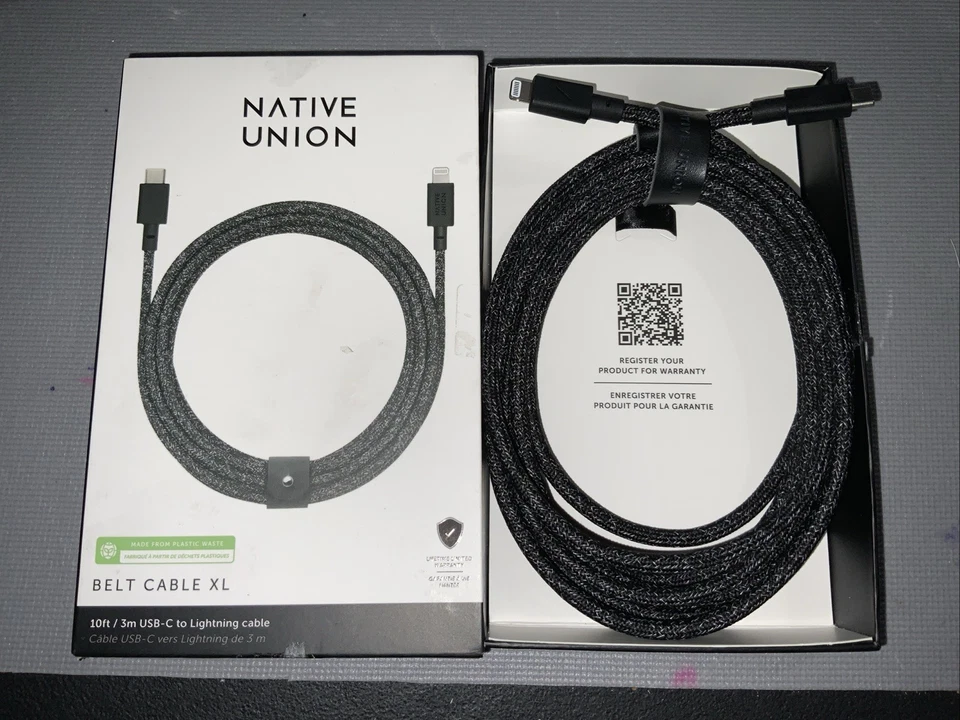 Native Union USB-C Cable MFI XL 10' for iPhone 14 13 12 11 Pro Max cosmo - Image 2 of 2