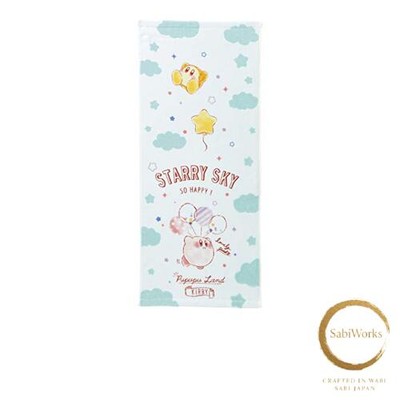 New Marushin Face Towel Nintendo Kirby 34 x 80cm Kirby Cotton Candy Balloon