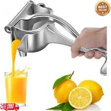 Manual Citrus Juicer Heavy Duty Metal Fruit Press Lemon Orange Squeezer Juice Ma