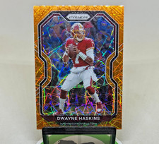 2020 Panini Prizm NFL Orange Lazer Prizm 177 Dwayne Haskins Washington Football