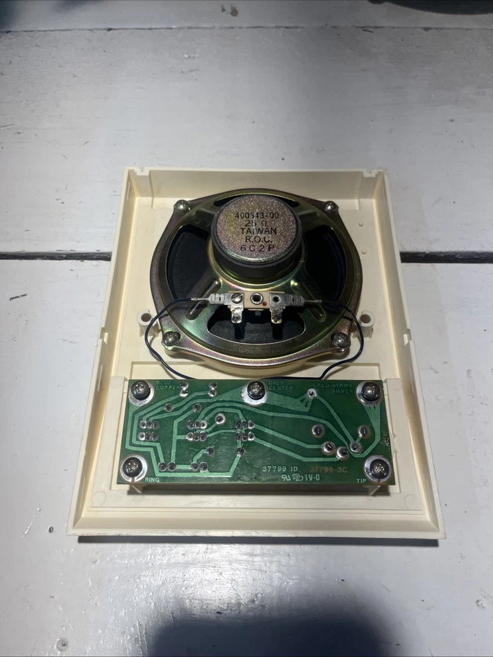 Altavoz interior NuTone IS-335WH Radio-intercomunicador 5" blanco nuevo stock antiguo Foto 2 de 4