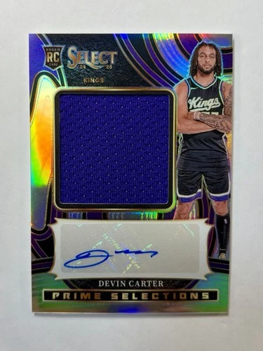 2024-25 Select Devin Carter Prime Selections Rookie Patch Auto Silver RPA /99