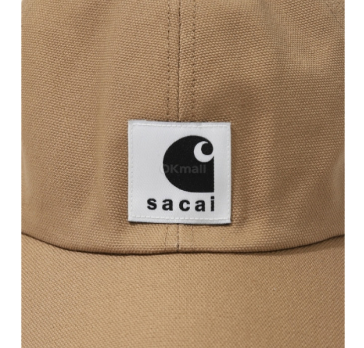 Sacai Carhartt WIP Limited Edition Duck Cap 24ss Beige Workwear men's Adjustable image 4