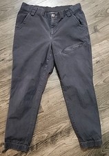 Duluth Trading Pants Womens 10 Gray 6 Pocket Stretch Waist Workwear