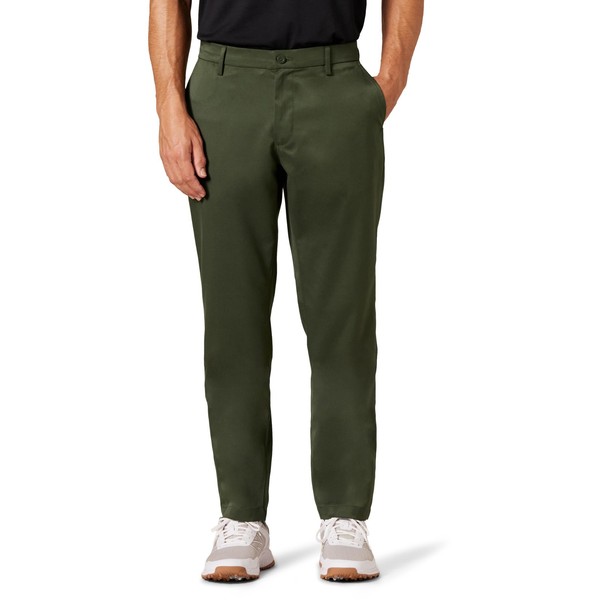 Golfhose Herren Stretch Dunkles OlivgrüN 56W/30L Amazon Essentials-image